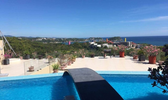 Santa Maria Huatulco House | ☺AMAZING VILLA ☺ SPECTACULAR VIEW ☺ARROCITO BEACH ☺