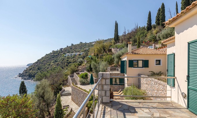 Livadi Villa | Amazing waterfront panoramic sea view and peaceful surroundings