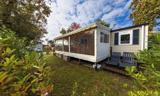 Lege-Cap-Ferret RV Rental | Amira Mobile Home 42m² with Sea View and Air Conditioning
