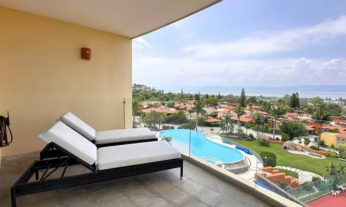 Ajijic Condo | ANANA El Dorado 305 | Condo with Pool & Lake Views