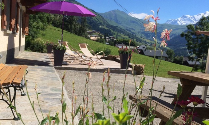 Hauteluce Ski Chalet | ANCIENT HAUTELUCE FARM with splendid view of Mt-Blanc