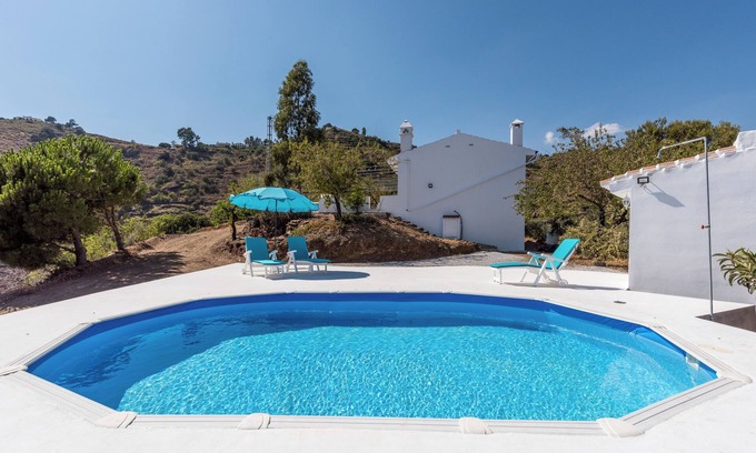 Sayalonga House | Andalusian Home with Pool, Rooftop Terrace "Love under the Stars" & Mountain View