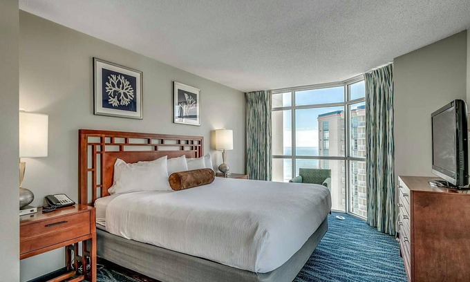 Myrtle Beach Condo | · Angle Oceanfront 2BR Condo - Top Rated Resort!