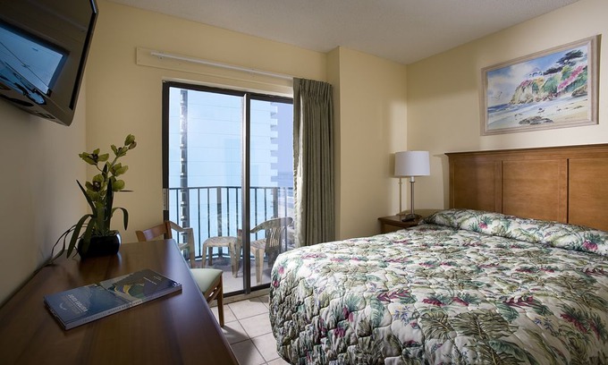 Myrtle Beach Resort | Angle Oceanfront One Bedroom w/ View + Official On-Site Rental Privileges