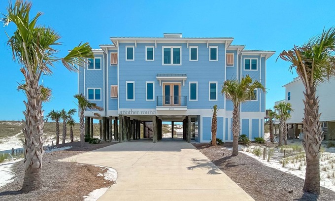 Gulf Shores House | Another Round by GSVR | Beachfront w/Pool & Elevator | Free Activities/Golf