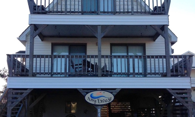 South Nags Head Cottage | "Any Excuse" - great cottage, great views, great beach access, great get away