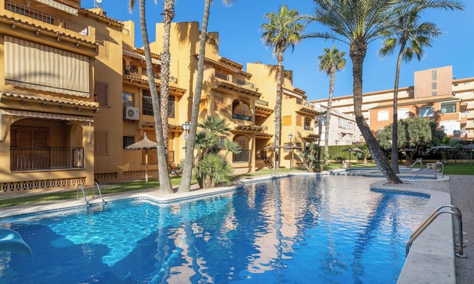 La Mata Apartment | Apartment "El Albero" with Pool, Terrace & Wi-Fi