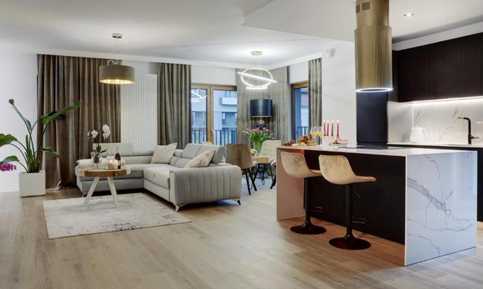 Katowice Apartment | Apartament Heaven 80 m2-Ceglana Park 2 luksusowe sypialnie i parking