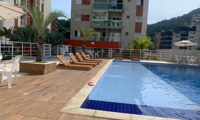 Vila Julia Apartment | Apartamento Guarujá Lazer completo Villa Di Fiori 600mts da praia