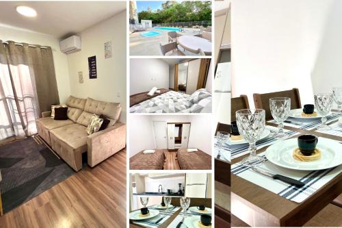 Vila Industrial Apartment | Apartamento Inteiro - 2 Quartos com AC - Wifi 1000mb - Piscina - 1 Vaga de Garagem - Elevador - Sacada Gourmet - Indicado para Grupos, Hospedes a Trabalho, Família e Pets