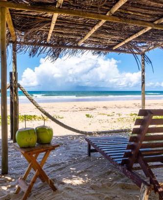 Marau Apartment | Apartamento pé na areia em Algodões, Península de Maraú Bahia