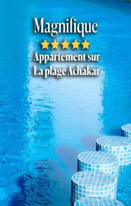 Achakkar Apartment | Apartement de Luxe sur la plage de Achakar complexe avec piscine N2