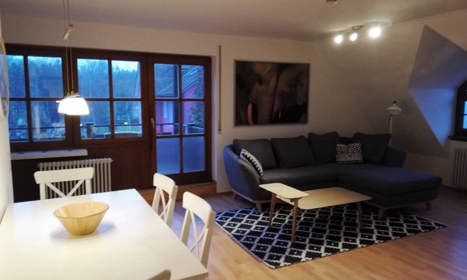Bad Krozingen Apartment | Apartment '2 Zimmer Appartement 50' with Balcony and Wi-Fi