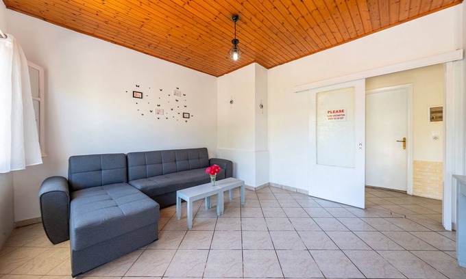 Roda Apartment | Apartment 'Alexandros Two Bedroom 1' with Shared Pool, Wi-Fi and Air Conditioning
