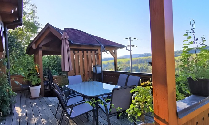 Schopfheim Apartment | Apartment 'Am Fuchsbühl' with Mountain View, Private Terrace and Wi-Fi