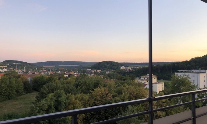 Bad Kissingen Apartment | Apartment AusZeit - View over Bad Kissingen