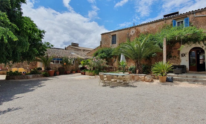 Campos Apartment | Apartment "Casa Duplex" on finca, animals, breakfast bookable, near Es Trenc