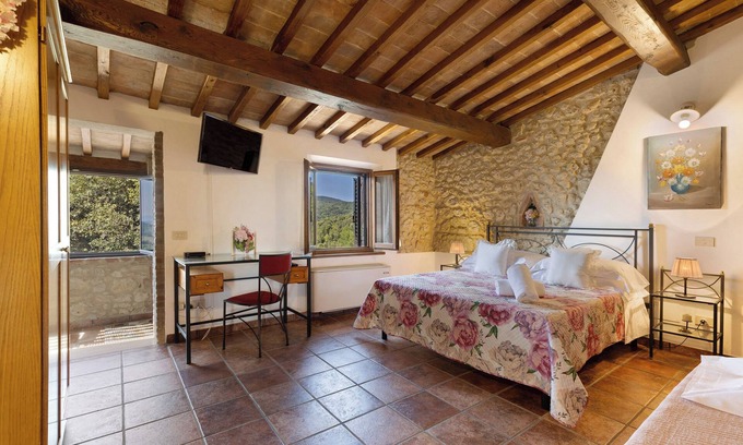 San Gimignano Apartment | Apartment 'Casa Vacanze Etrusco - Quercia' with Air Conditioning