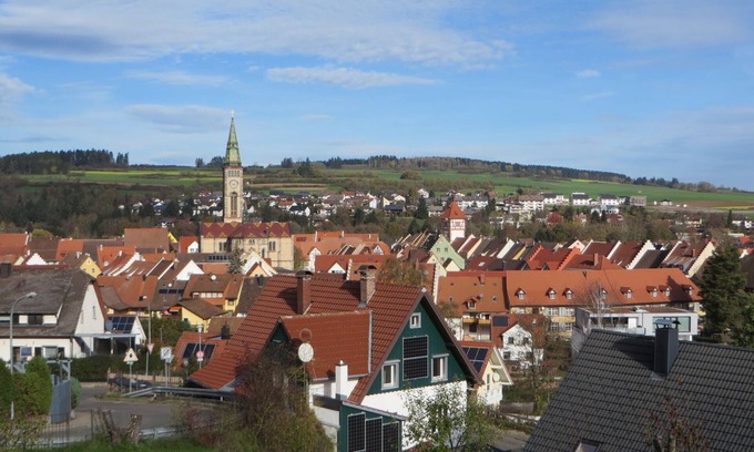 Braeunlingen Apartment | Apartment 'City View' with Private Terrace and Wi-Fi