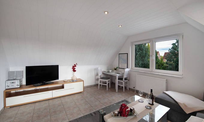 Muritz Apartment | Apartment 'Ferienwohnung Jost' with Private Terrace, Balcony and Wi-Fi