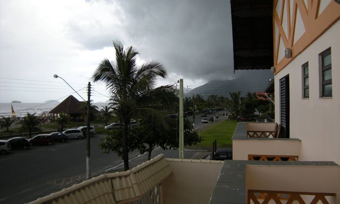 Peruibe Apartment | Apartment Front w/Beach Balcony overlooking the Beach