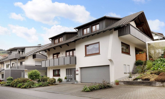 Oberharmersbach Apartment | Apartment 'Gieringer' with Mountain View, Balcony and Wi-Fi
