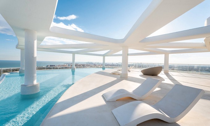 Sagunto Apartment | Apartment 'Gran Canet' with Sea View, Wi-Fi and Air Conditioning