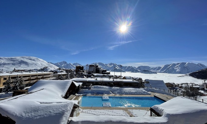 Viel-Alpe Apartment | Apartment grand Studio alpe d'Huez