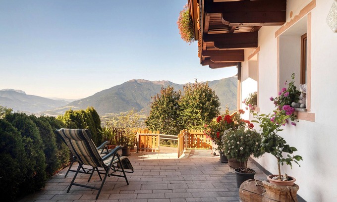Rodengo Apartment | Apartment 'Gruberhof 2 Mit Terrasse' with Mountain View, Private Terrace and Wi-Fi