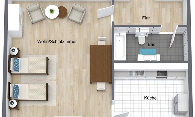 Mitte Apartment | Apartment 'Holiday Apartment for up to 2 People' with Wi-Fi