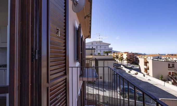 Piraino Apartment | Apartment "In Villa Domenica 9" with Sea View, Balcony & Wi-Fi