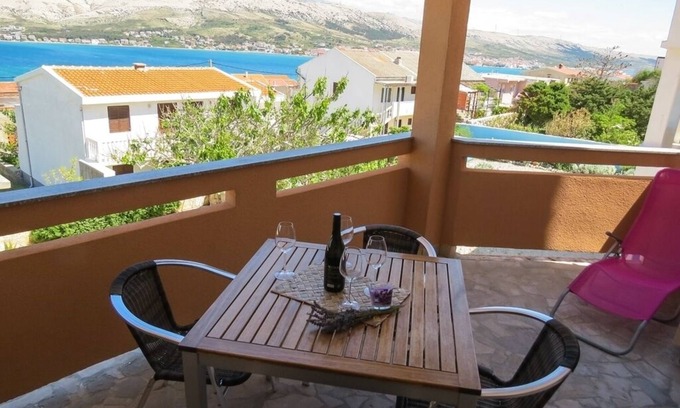 Pag Apartment | Apartment in Pag with Seaview, Terrace, Air condition, WIFI (4891-1)