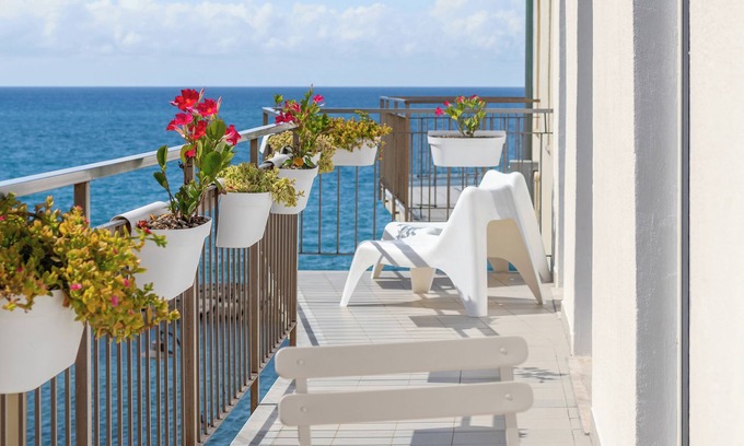 Santo Stefano al Mare Apartment | Apartment With Wonderful View On Flowers Riviera
