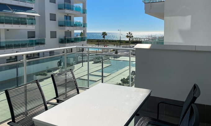 El Morche Apartment | Apartment "Linnéa Duna 2" with Sea View, Shared Pool & Wi-Fi
