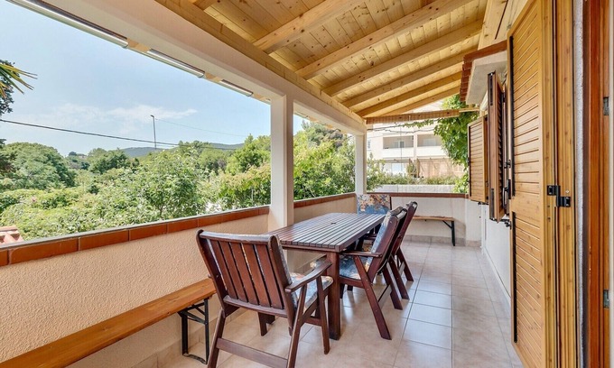 Nerezine Apartment | Apartment MARISOL with cozy terrace close to the beautiful beach