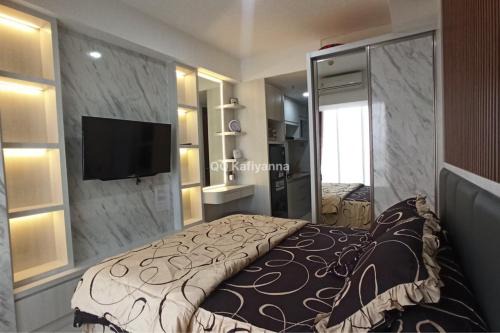 Batam Apartment | Apartment Meisterstadt Pollux Habibie Studio Sea View A1-2112 - Netflix Premium