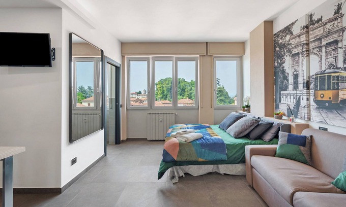 Gattico Apartment | Apartment 'Milano' with Mountain View and Wi-Fi