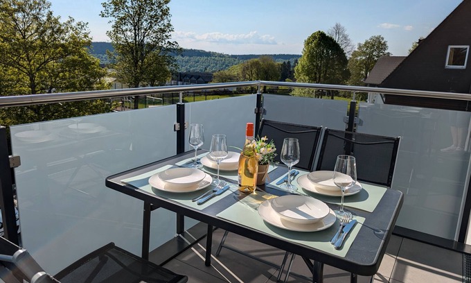 Winterberg Apartment | Apartment 'Naturblick' with Mountain View