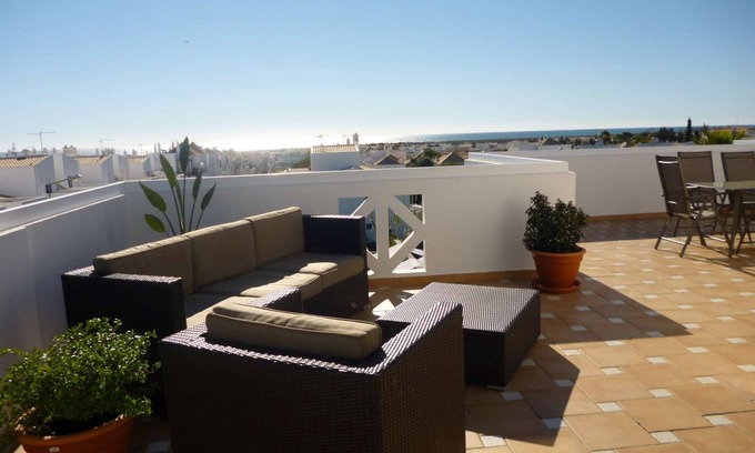 Conceicao e Cabanas de Tavira Apartment | Apartment on top floor with view to the sea and swimmingpool, Algarve
