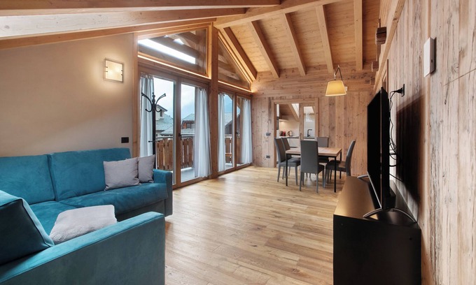 Bormio Apartment | Apartment 'Stelvio' with Mountain View, Balcony and Wi-Fi