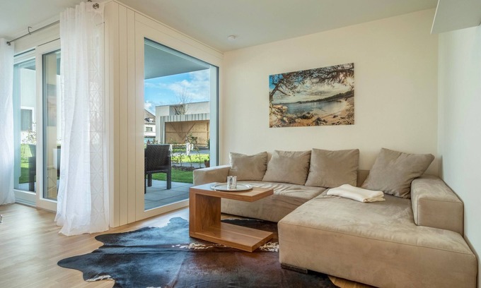 Bregenz Apartment | Apartment "Sunny" with Mountain View, Wi-Fi & Private Terrace
