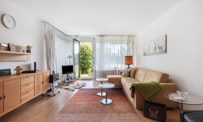 Hoechenschwand Apartment | Apartment 'Waldfee' with Private Terrace, Shared Pool and Wi-Fi