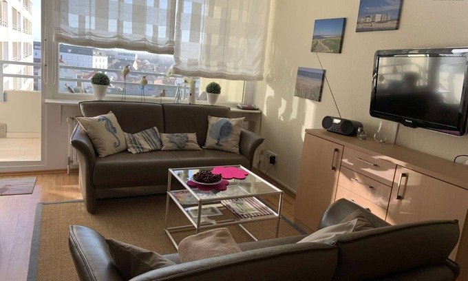 Borkum Apartment | Apartment with balcony close to the beach!
