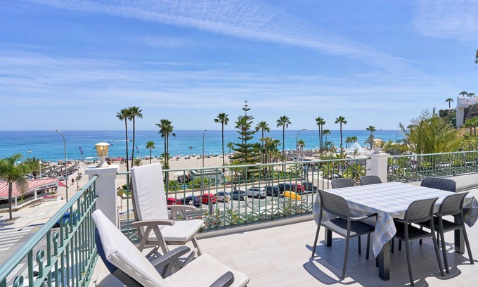 Nerja Apartment | Apartment 'Wonderful Penthouse' with Garden, Terrace, Wi-Fi & A/C