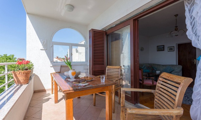 Znjan Apartment | Apartments Sunrise (Duilovo) -Three Bedroom Apartment with Sea View Terrace