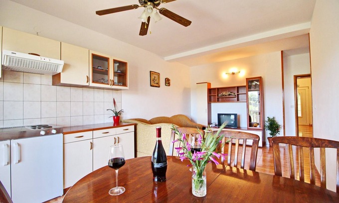 Lumbarda Apartment | Apartments Veselka, Lumbarda - One Bedroom Apartment with Terrace and Sea View (Apt 7)
