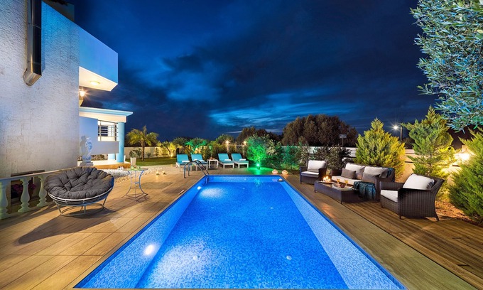 Skotino Villa | Aphrodite luxury villa with private pool !