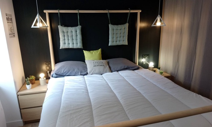Rive Droite Apartment | Appart Cosy Brest Les 4 Moulins