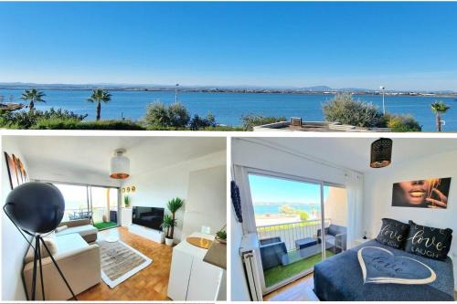 Palavas-les-Flots Apartment | Appartement 1ere ligne piscine terrasse au bord de la plage front de mer avec 6 vélos