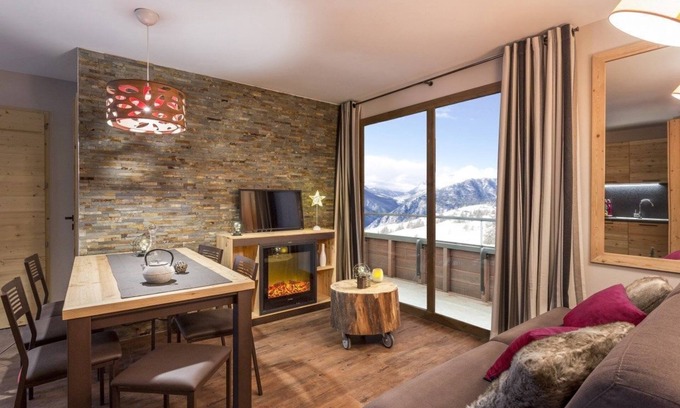 Les Boisses Condo | Appartement Confortable pour la Famille + Cheminée | Superb pour Vos Prochaines Vacances de Ski